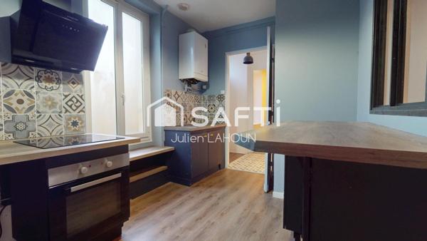 Charmante maison de ville avec 2 chambres et cours