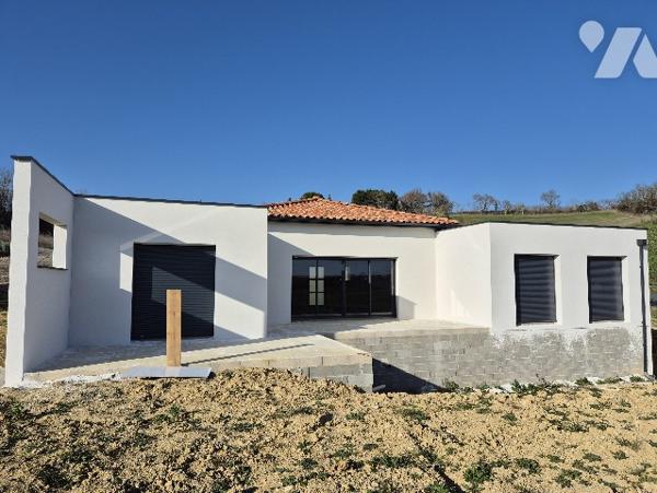 NIZAS (32130),  Villa de 120 m², sur une parcelle de 1005m².