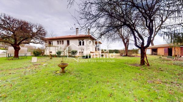 Maison de 80m²+ gîte + 4  garages sur terrain de 3360 m²