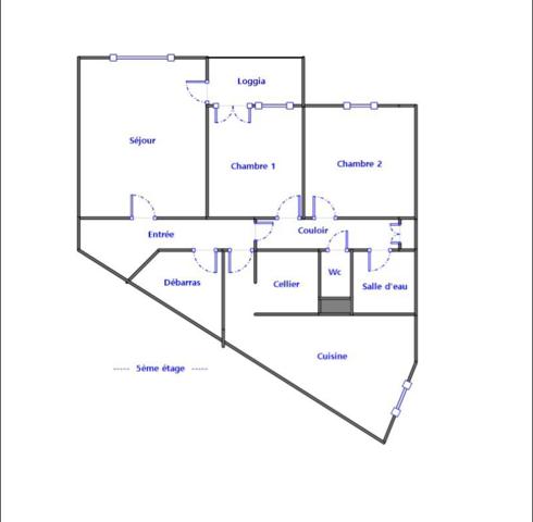 Appartement Franconville 3 pièces 76 m2 - Loggia - Place de parking - Quartier de l'Orme St Edme