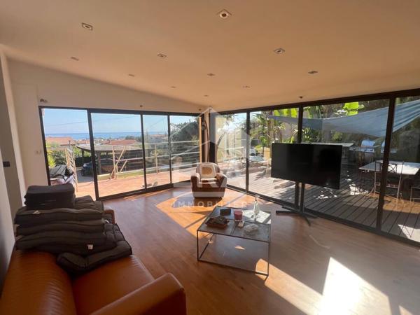 Golfe Juan colline vue mer