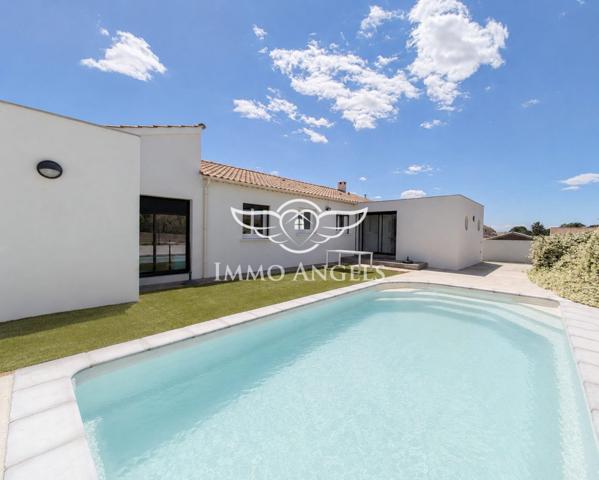 Hérault (34) – Abeilhan | Maison familiale 151 m² – Plain-pied – Piscine - DPE A