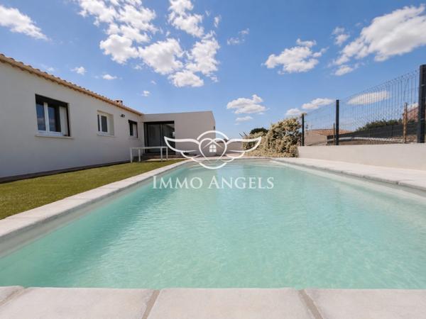 Hérault (34) – Abeilhan | Maison familiale 151 m² – Plain-pied – Piscine - DPE A