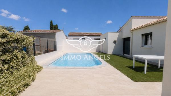 Hérault (34) – Abeilhan | Maison familiale 151 m² – Plain-pied – Piscine - DPE A