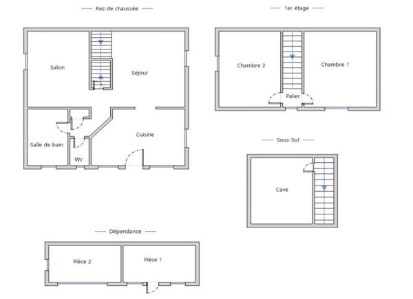 Maison de 85m2 avec Jardin