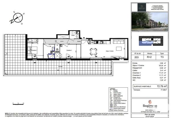 Appartement à vendre 3 pièces 72 m² La Boissière-de-Montaigu