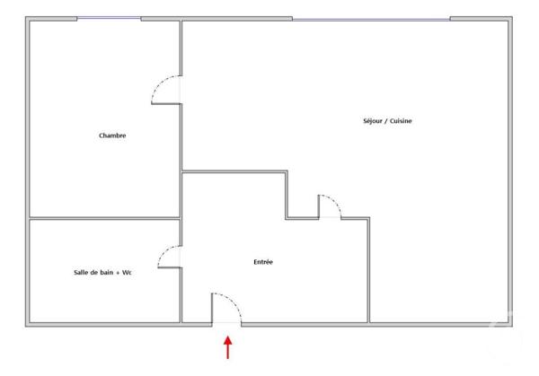 Appartement F2 à vendre  2 pièces - 44,81 m2 ISSY LES MOULINEAUX - 92