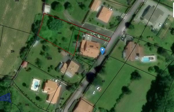 Saint-Martin-de-Seignanx (40390) TERRAIN A BATIR 1380 m2 CHEMIN DE PRADILLON