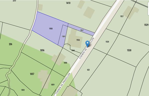 Saint-Martin-de-Seignanx (40390) TERRAIN A BATIR 1380 m2 CHEMIN DE PRADILLON