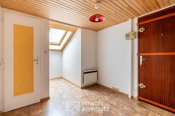 Appartement à rénover en hypercentre avec terrasses et garage double