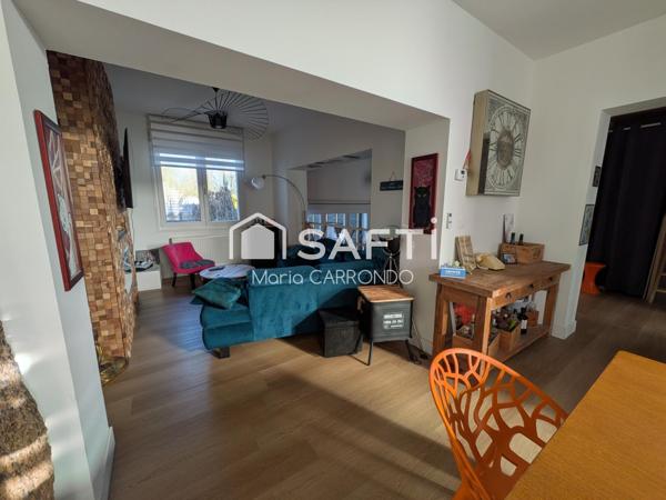 Maison atypique en semi plein pied et semi individuelle avec yourte