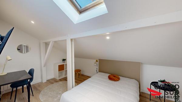 Chambre privée avec salle d'eau et wc privatif