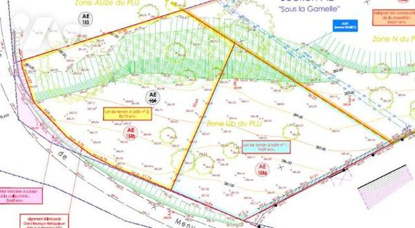 Terrain constructible à CHEMAUDIN ET VAUX (25320)