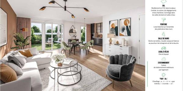 Appartement à vendre 3 pièces 64 m² La Roche-sur-Yon