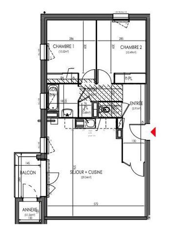 Appartement à vendre 3 pièces 64 m² La Roche-sur-Yon