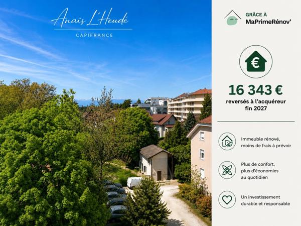 APPARTEMENT T2 /T3 A VENDRE - ANNEMASSE au calme, proche de toutes commodités
