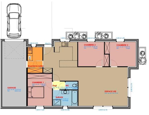 Maison en projet de construction à MONTAGNAT