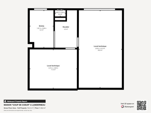 Landerneau (29800) A VENDRE MAISON DE TYPE 5 SUR TERRAIN DE 430 m2