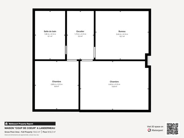 Landerneau (29800) A VENDRE MAISON DE TYPE 5 SUR TERRAIN DE 430 m2