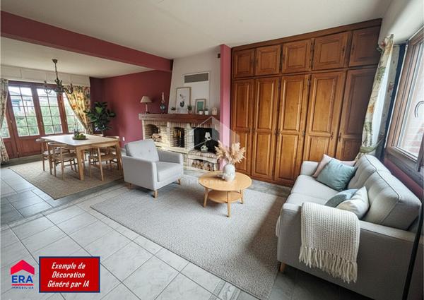 COURRIERES individuelle 170 m² 6 chambres avec grand jardin