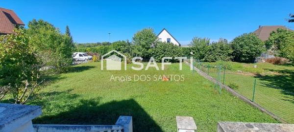 Maison familiale 3 chambres, Jardin ,quartier calme à Marckolsheim (67390) – Terrain 7,5 ares