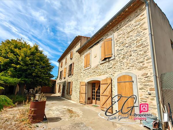 Maison de maître en pierre, 6 chambres, grand terrain et dépendances