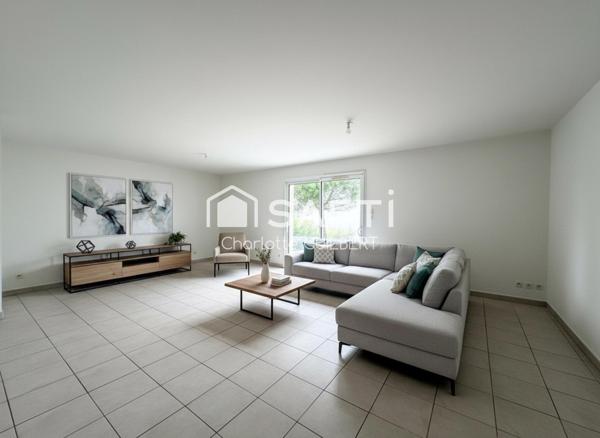 Maison de plain-pied 4 chambres et jardin