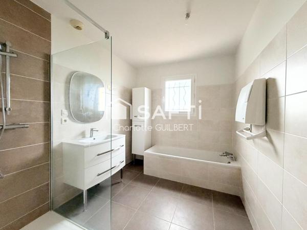 Maison de plain-pied 4 chambres et jardin