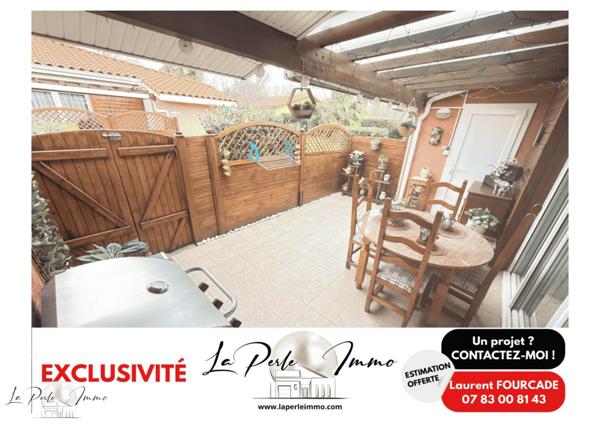 Perpignan (66000) Villa 2 Faces PLAIN-PIED SENIORALE DE 71m² + GARAGE