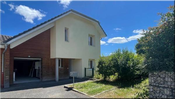 Maison à vendre 4 pièces CHALLEX (01) Le confort d’un T4, avec la nature, le soleil et le calme en plus.
