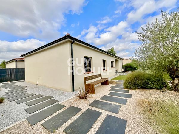 Maison de plain-pied T4 de 88 m2 sur une parcelle de 550 m2