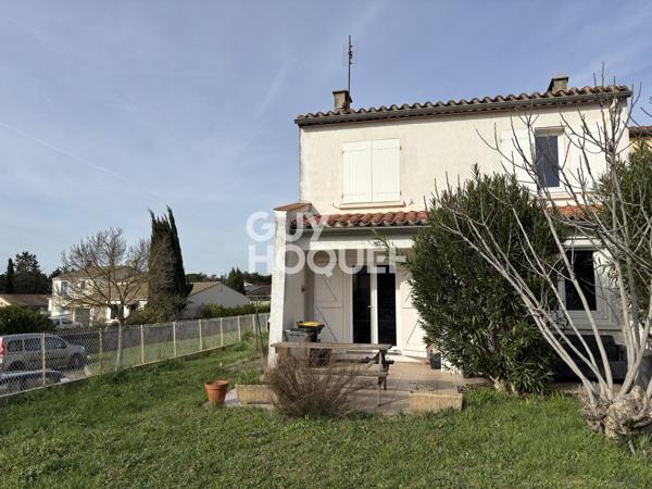 CARCASSONNE - Maison 3 chambres, garage sur terrain 312 m²