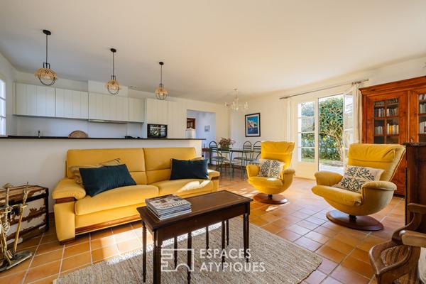 Villa de plain-pied, douce et accueillante