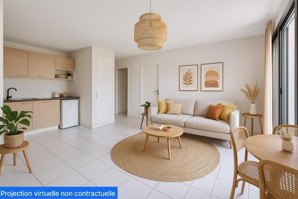T2 lumineux avec terrasse dans petite copropriété au calme à Parempuyre (idéal investisseur)