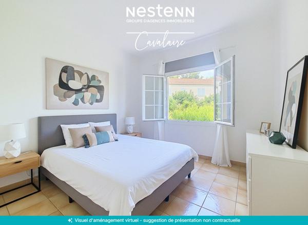 Au calme à proximité des plages et commerces, maison de plain-pied 3 chambres sur un terrain d'environ 500 m²