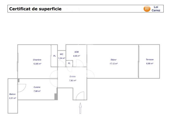 Appartement 2 pièces à vendre à Vence avec vue mer et verdure