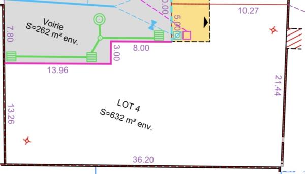 Terrain à vendre 632 m² Saint-Maurice-l'Exil