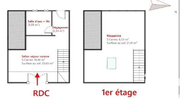 Location maison 2 pièces 30,88 m² Les Matelles