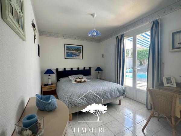 Au calme, maison plain pied 4 chambres + jardin d'hiver, piscine et garage !