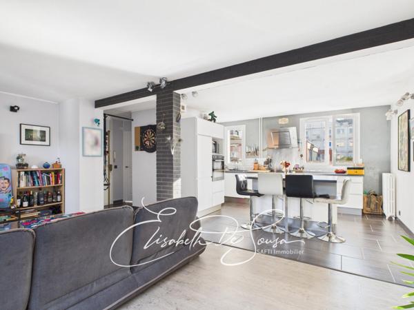 3-4 pièces traversant, lumineux, proche future Ligne 15