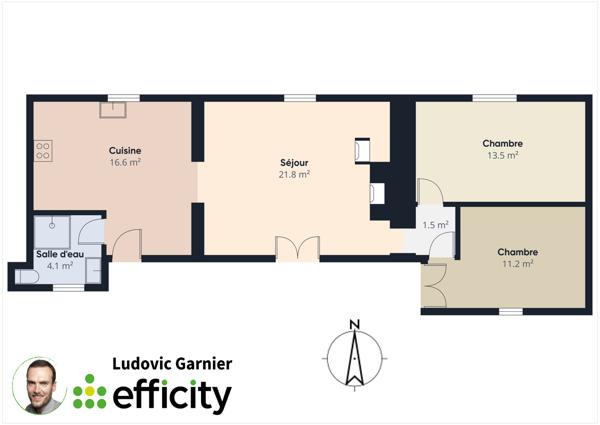 Maison 4 pièces - 70 m²