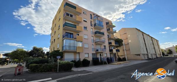 Appartement à Perpignan Très joli T1 de 27m2 dans résidence sécurisée avec ascenseur, cave, parking et local vélo