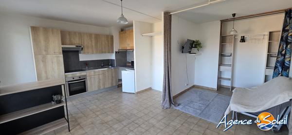 Appartement à Perpignan Très joli T1 de 27m2 dans résidence sécurisée avec ascenseur, cave, parking et local vélo