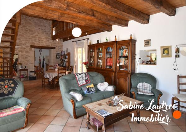 Lombers (81120) Grange complètement rénovée à 5 minutes de Realmont, 20 minutes d'Albi