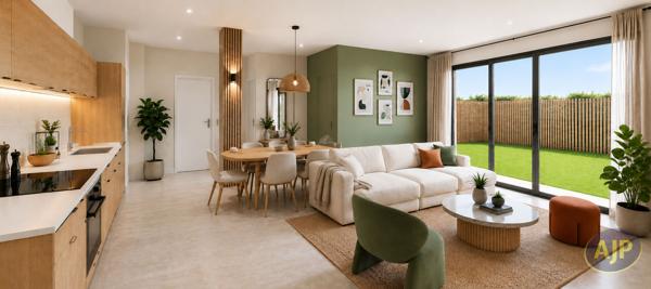 Appartement à vendre Vertou - 3 pièces, 58m² avec 2 chambre(s) à 155 000€ - AJP Immobilier Saint-Sébastien-sur-Loire