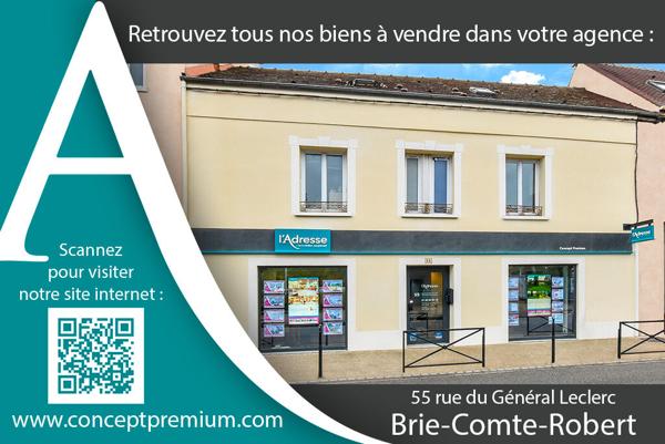 Appartement 3 pièces à vendre à Brie-Comte-Robert - Centre-ville, calme et lumineux
