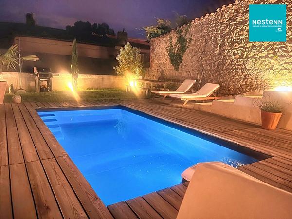 Maison 100m²  avec piscine - Saint Just Saint Rambert - 3 chambres