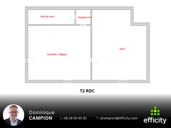 Immeuble 11 pièces - 161 m² Exclusivité efficity