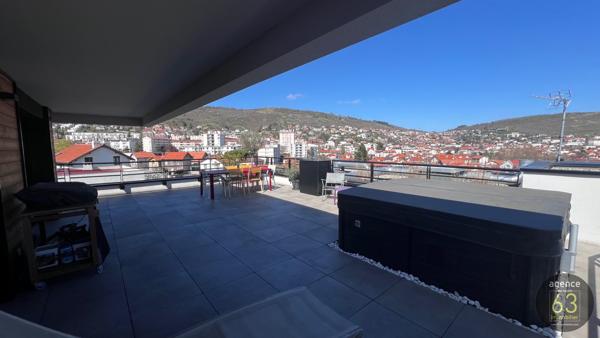 Superbe appartement T4 de 105 m2, 5ème et dernier étage, Terrasse de 100 m2, vue Panoramique, ascenseur, cave, garage double