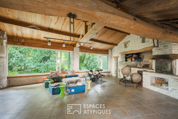 Vivre l’atypique : maison de caractère, nature et créativité